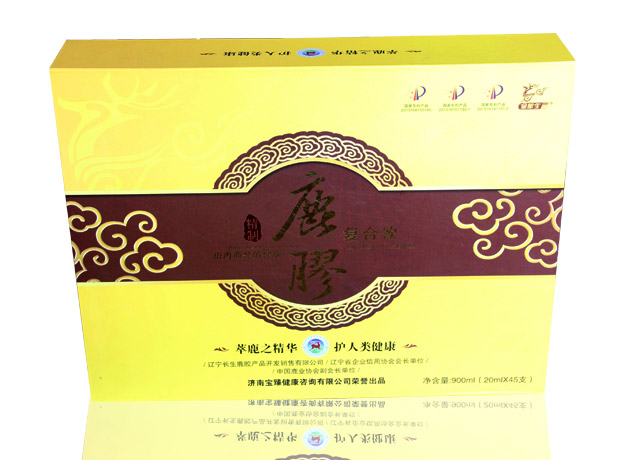 鹿膠復(fù)合飲包裝盒
