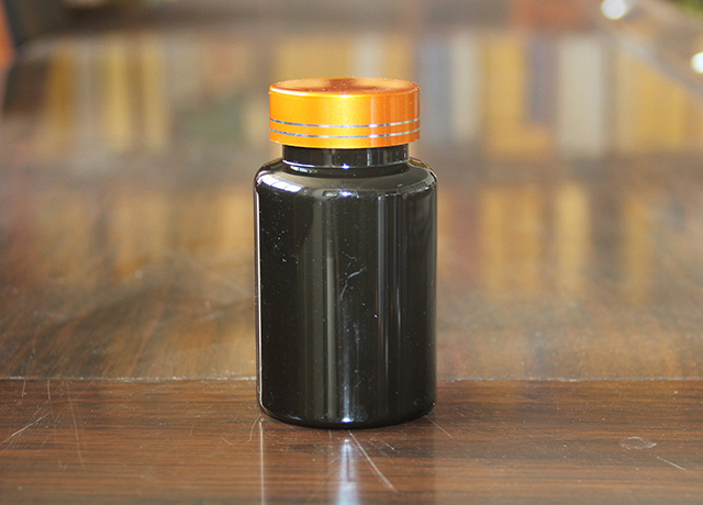120cc深咖啡瓶仿金蓋 高度90mm  直徑50mm